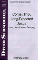 Come Thou Long Expected Jesus TTBB choral sheet music cover